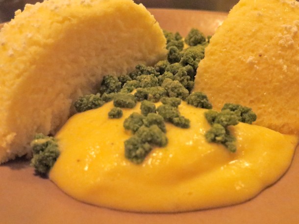 This tart and creamy japanese cheesecake was just one of 10 dessert offerings at Poppy. Photo by Christine Willmsen