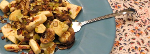 This quick recipe combines Parsnips, leeks and mushrooms for a great dinner. Photo by Christine Willmsen