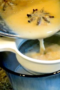 Strain cocktail through a fine sieve. Photo by Christine Willmsen