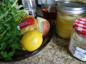 Marinate the hen in olive oil, fig and lemon preserves and other ingredients. Photo by Christine Willmsen